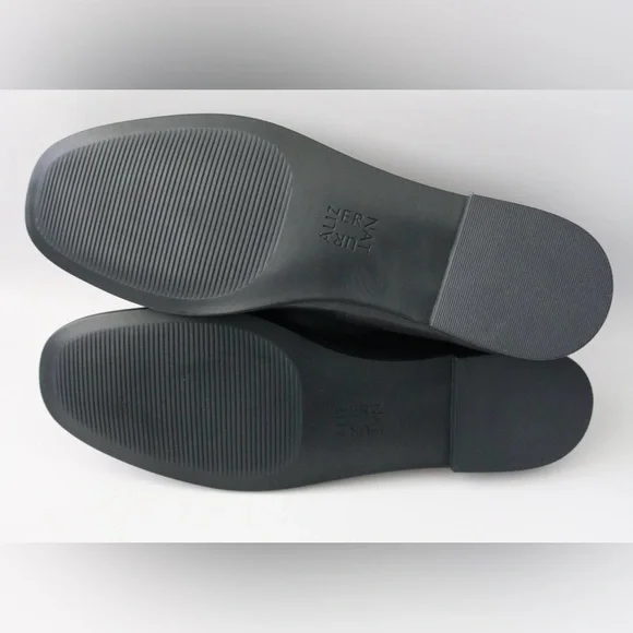 NWOT- Naturalizer Effortless Loafers in Black Leather, Size 7.5M - Picture 2 of 7